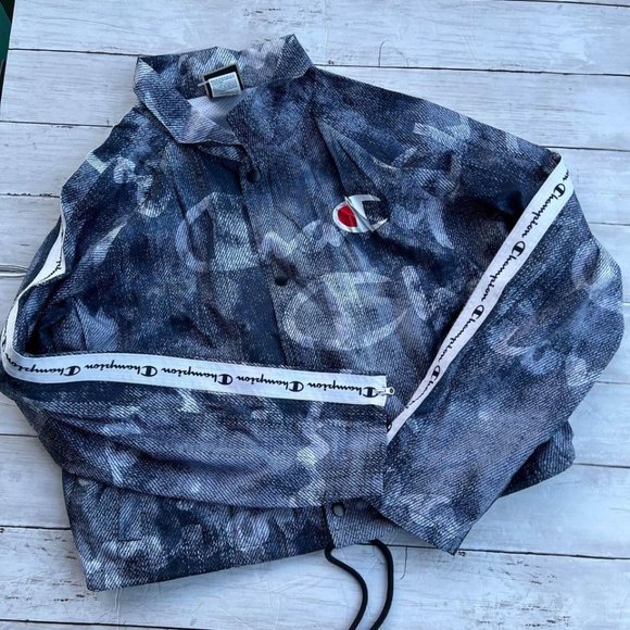 Champion Jackets & Blazers - NEW Blue and white Champion Jacket